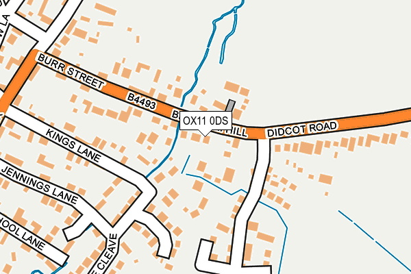 OX11 0DS map - OS OpenMap – Local (Ordnance Survey)