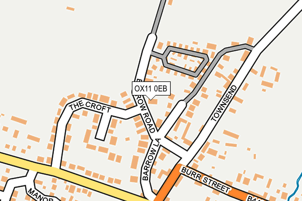 OX11 0EB map - OS OpenMap – Local (Ordnance Survey)