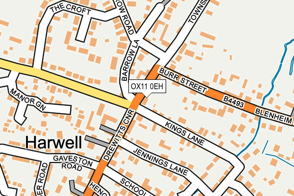 OX11 0EH map - OS OpenMap – Local (Ordnance Survey)