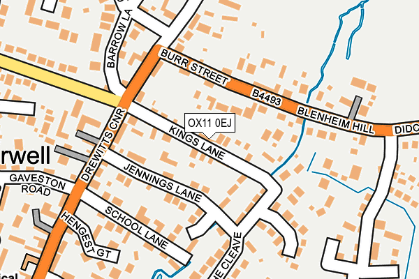 OX11 0EJ map - OS OpenMap – Local (Ordnance Survey)