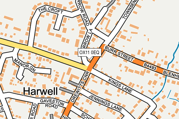 OX11 0EQ map - OS OpenMap – Local (Ordnance Survey)