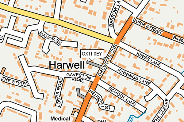 OX11 0EY map - OS OpenMap – Local (Ordnance Survey)