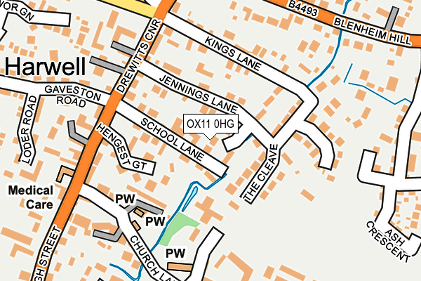 OX11 0HG map - OS OpenMap – Local (Ordnance Survey)