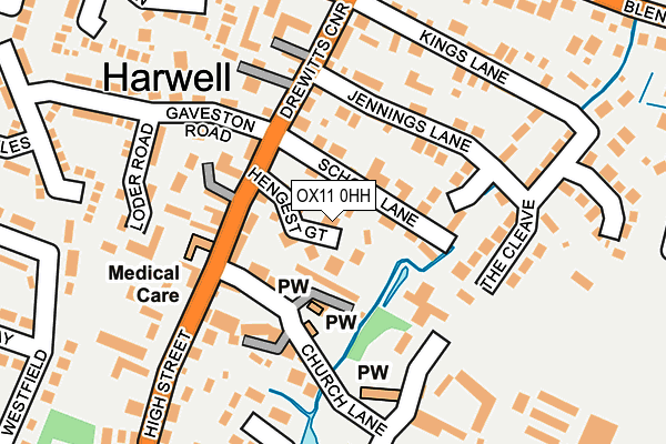 OX11 0HH map - OS OpenMap – Local (Ordnance Survey)