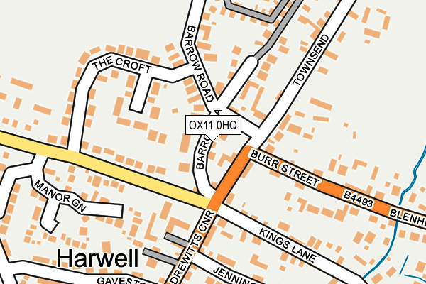 OX11 0HQ map - OS OpenMap – Local (Ordnance Survey)