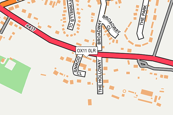 OX11 0LR map - OS OpenMap – Local (Ordnance Survey)