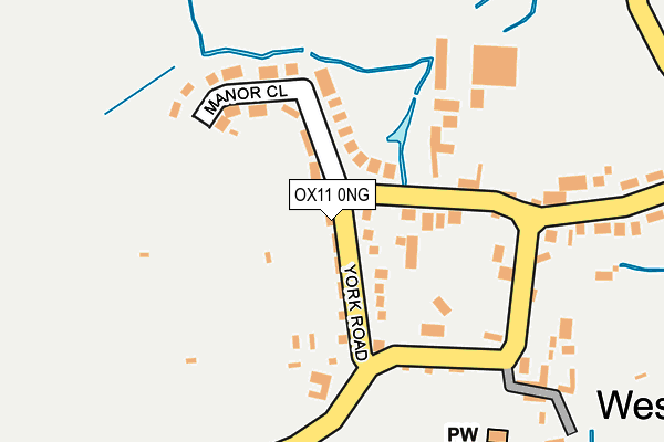 OX11 0NG map - OS OpenMap – Local (Ordnance Survey)