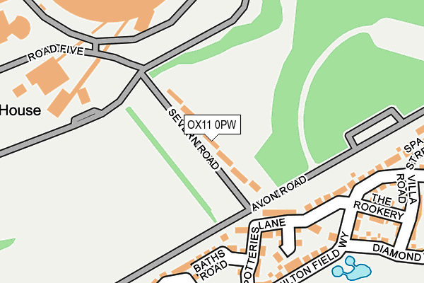 OX11 0PW map - OS OpenMap – Local (Ordnance Survey)