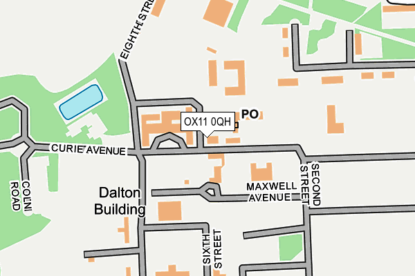 OX11 0QH map - OS OpenMap – Local (Ordnance Survey)