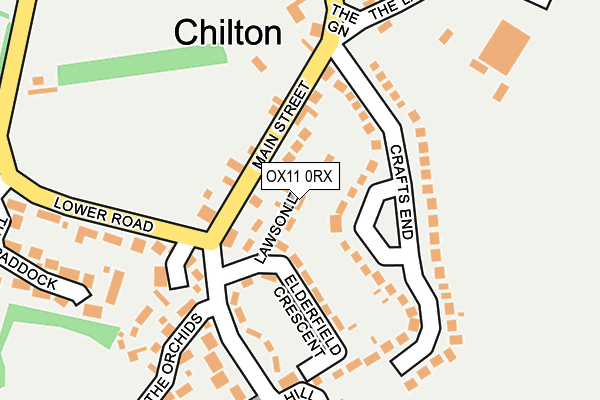 OX11 0RX map - OS OpenMap – Local (Ordnance Survey)