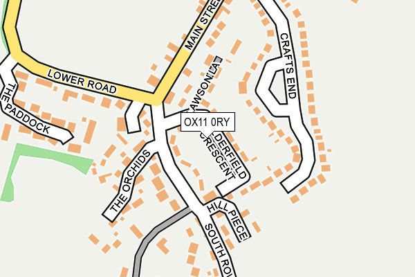OX11 0RY map - OS OpenMap – Local (Ordnance Survey)