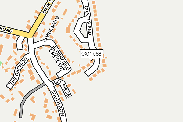 OX11 0SB map - OS OpenMap – Local (Ordnance Survey)