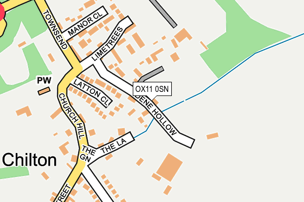 OX11 0SN map - OS OpenMap – Local (Ordnance Survey)