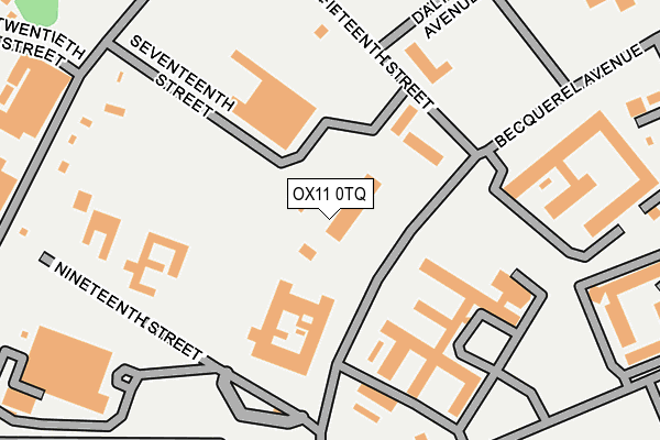 OX11 0TQ map - OS OpenMap – Local (Ordnance Survey)