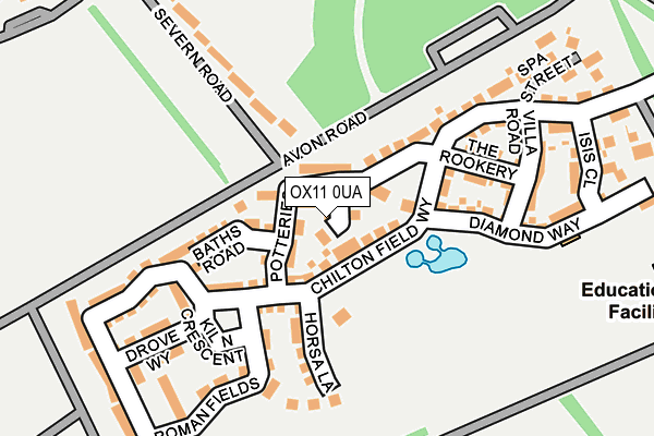 OX11 0UA map - OS OpenMap – Local (Ordnance Survey)