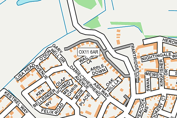 OX11 6AR map - OS OpenMap – Local (Ordnance Survey)