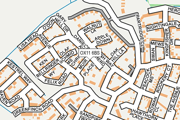 OX11 6BS map - OS OpenMap – Local (Ordnance Survey)