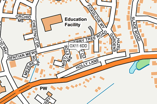 OX11 6DD map - OS OpenMap – Local (Ordnance Survey)