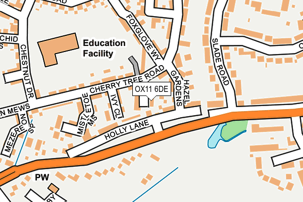 OX11 6DE map - OS OpenMap – Local (Ordnance Survey)