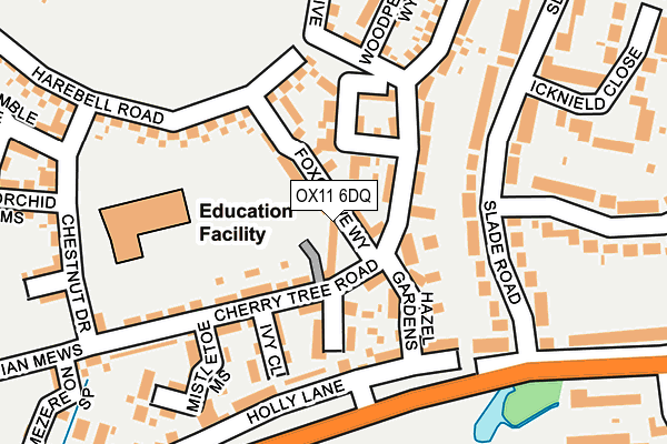 OX11 6DQ map - OS OpenMap – Local (Ordnance Survey)