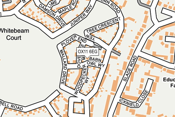 OX11 6EG map - OS OpenMap – Local (Ordnance Survey)