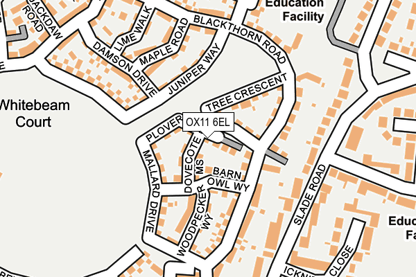 OX11 6EL map - OS OpenMap – Local (Ordnance Survey)