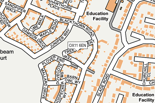 OX11 6EN map - OS OpenMap – Local (Ordnance Survey)