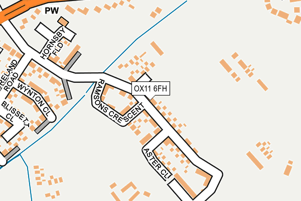 OX11 6FH map - OS OpenMap – Local (Ordnance Survey)