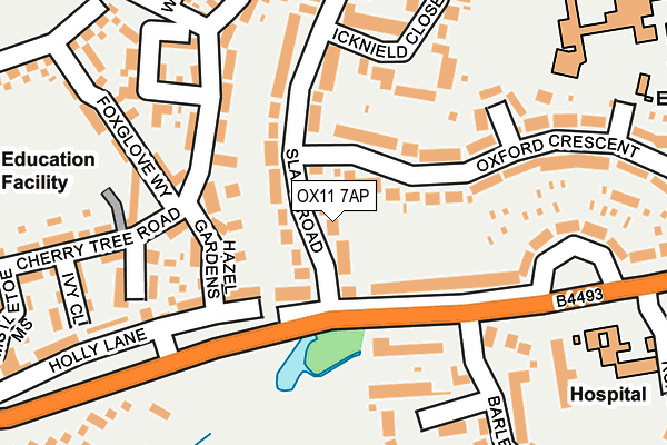 OX11 7AP map - OS OpenMap – Local (Ordnance Survey)
