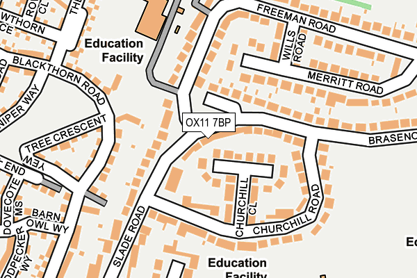 Map of P 3 I LTD at local scale