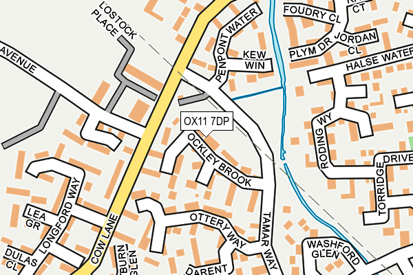 OX11 7DP map - OS OpenMap – Local (Ordnance Survey)