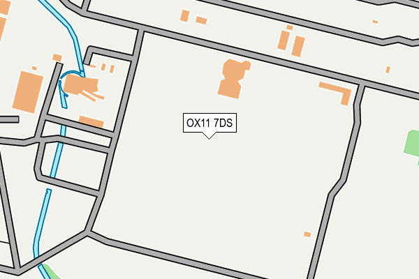 OX11 7DS map - OS OpenMap – Local (Ordnance Survey)