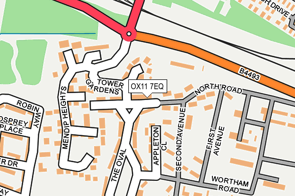 OX11 7EQ map - OS OpenMap – Local (Ordnance Survey)