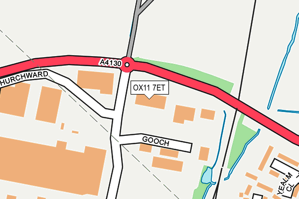 OX11 7ET map - OS OpenMap – Local (Ordnance Survey)