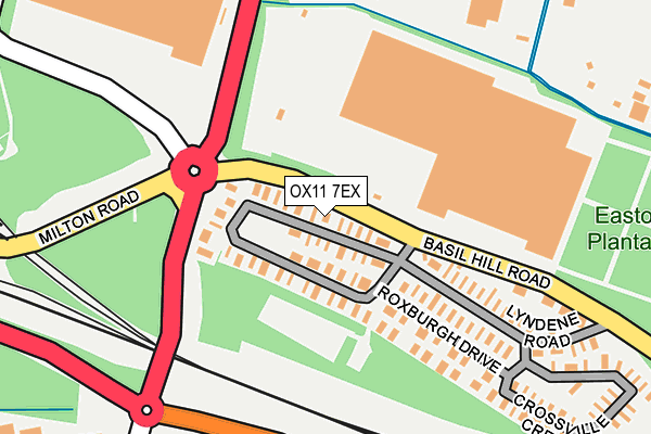 OX11 7EX map - OS OpenMap – Local (Ordnance Survey)