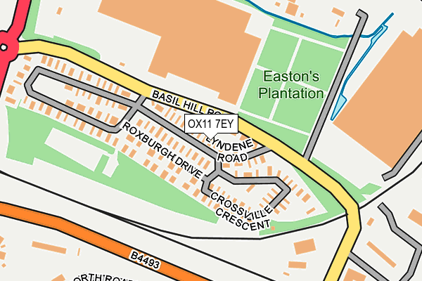 OX11 7EY map - OS OpenMap – Local (Ordnance Survey)