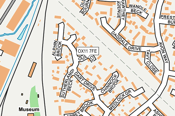 OX11 7FE map - OS OpenMap – Local (Ordnance Survey)