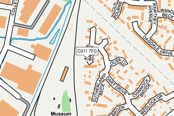 OX11 7FG map - OS OpenMap – Local (Ordnance Survey)