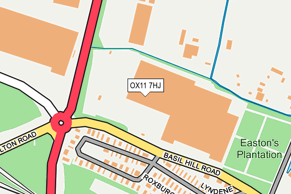 OX11 7HJ map - OS OpenMap – Local (Ordnance Survey)