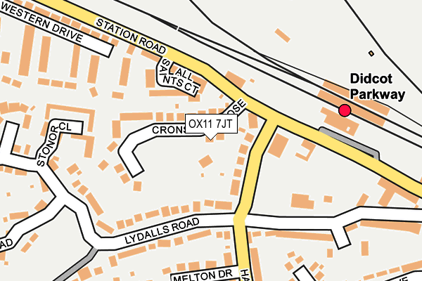 OX11 7JT map - OS OpenMap – Local (Ordnance Survey)