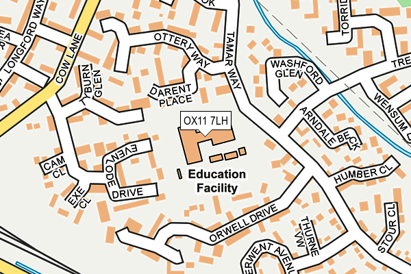 OX11 7LH map - OS OpenMap – Local (Ordnance Survey)