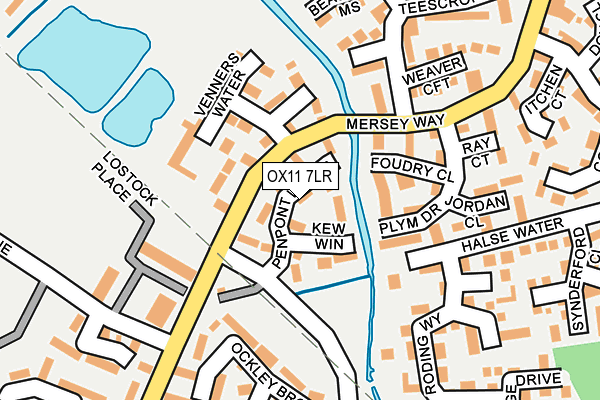 OX11 7LR map - OS OpenMap – Local (Ordnance Survey)