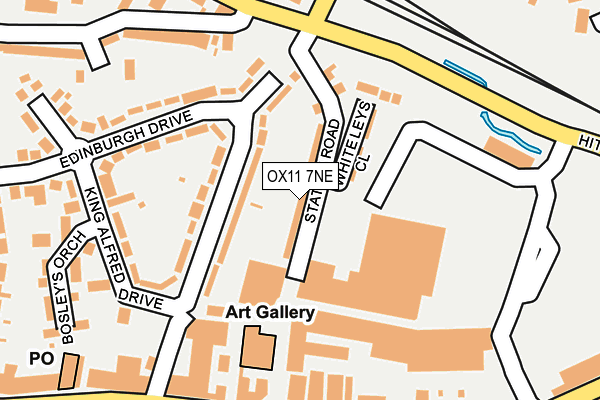 OX11 7NE map - OS OpenMap – Local (Ordnance Survey)