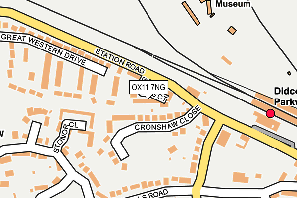 OX11 7NG map - OS OpenMap – Local (Ordnance Survey)