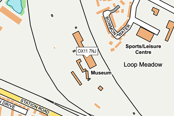Map of DIDCOT RAILWAY CENTRE LIMITED at local scale