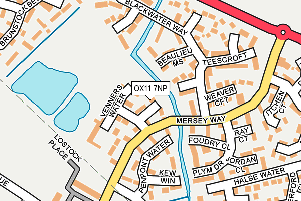 OX11 7NP map - OS OpenMap – Local (Ordnance Survey)