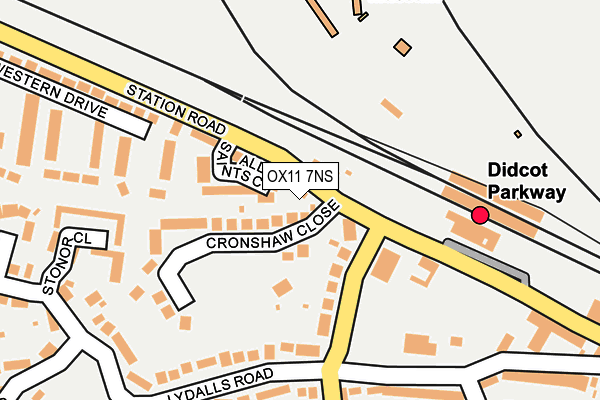 OX11 7NS map - OS OpenMap – Local (Ordnance Survey)