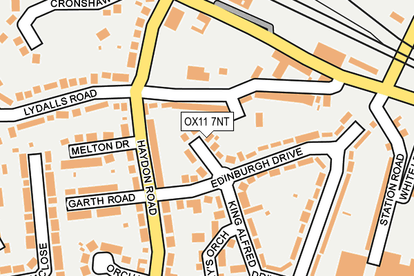 OX11 7NT map - OS OpenMap – Local (Ordnance Survey)