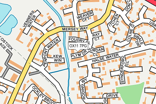 OX11 7PG map - OS OpenMap – Local (Ordnance Survey)