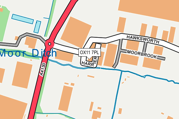 OX11 7PL map - OS OpenMap – Local (Ordnance Survey)